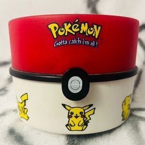 Y2K Vintage Pokémon Pikachu Poké Ball Carry Case by Nintendo - EUC